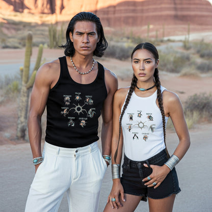 The Seven Sacred Laws Native American Indigenous Culture Unisex Tank Top