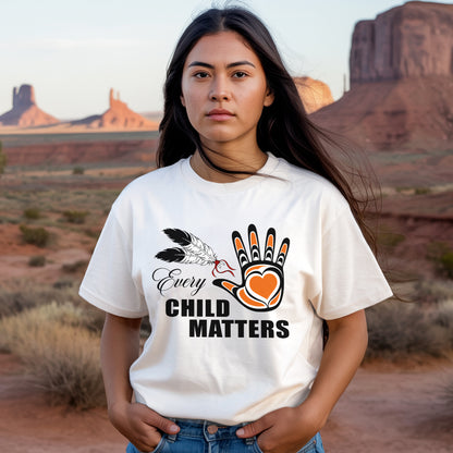 Every Child Matters Heart Handprint Unisex T-shirt/Hoodie/Sweatshirt