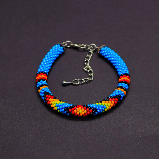 SALE 50% OFF - Native Americans Inspired Beaded Handmade Bracelet
