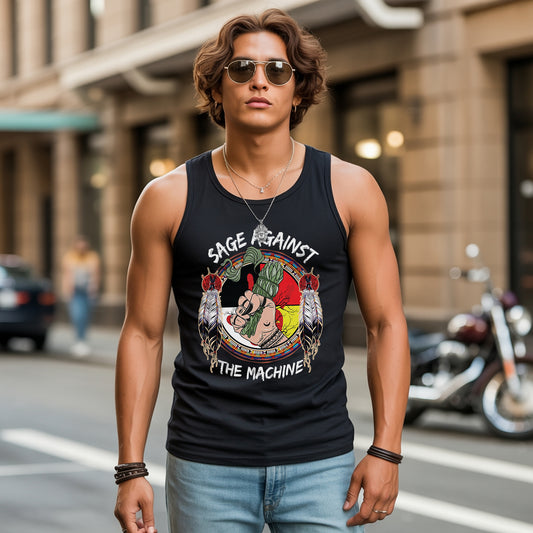 Sage Against The Machine Indigenous Power Unisex Tank Top