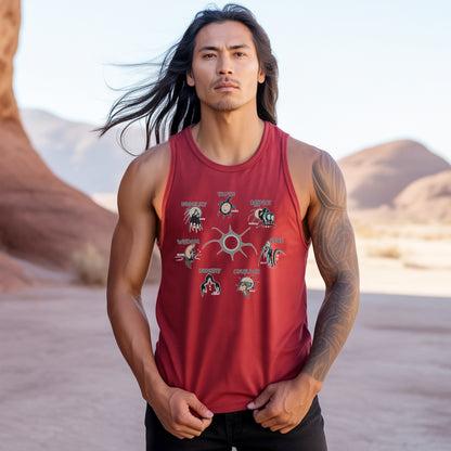 The Seven Sacred Laws Native American Indigenous Culture Unisex Tank Top