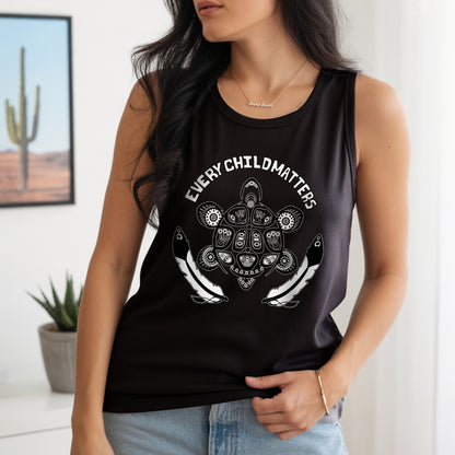 Every Child Matters Turtle For Orange Shirt Day Unisex Tank Top