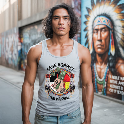 Sage Against The Machine Indigenous Power Unisex Tank Top