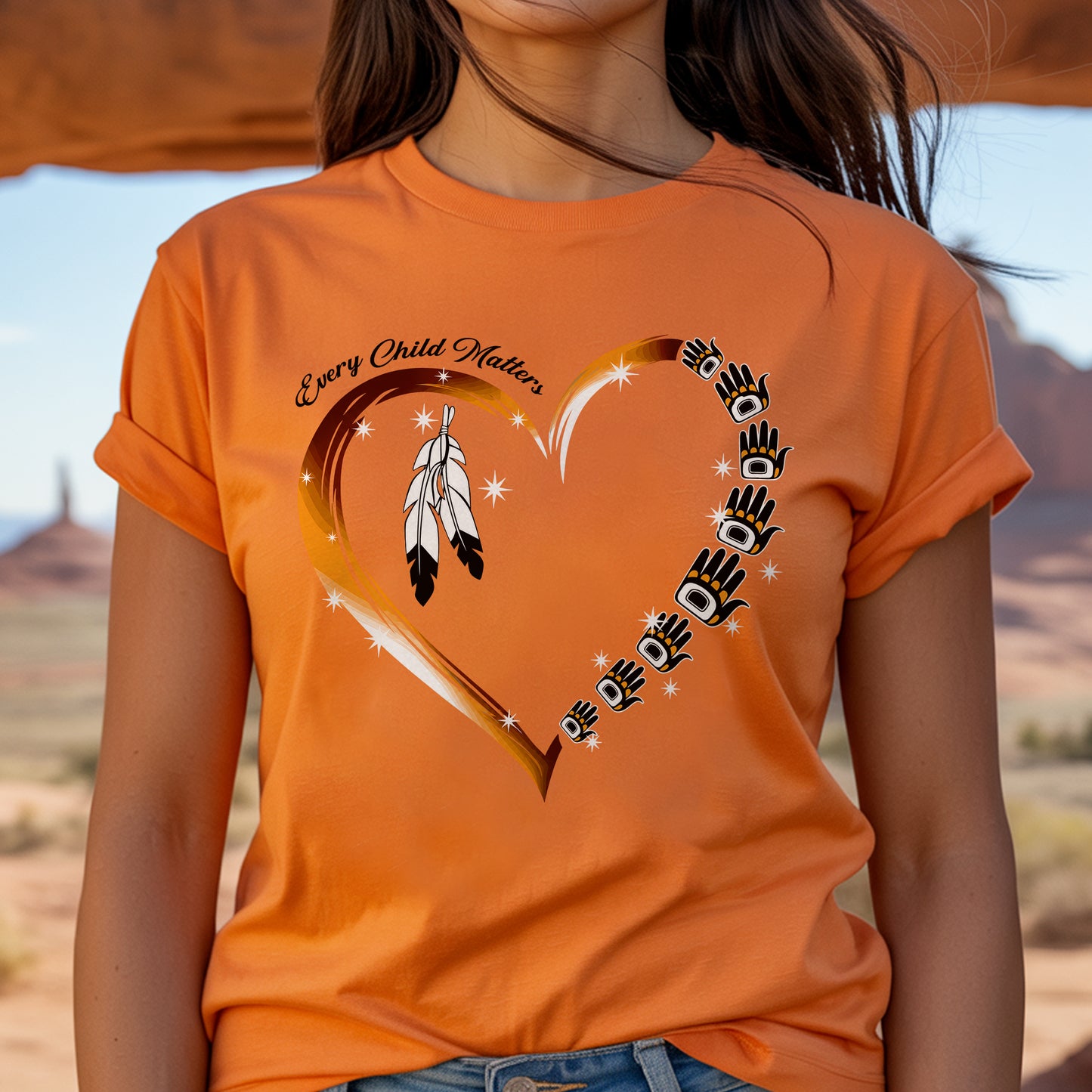 Every Child Matters Heart of Hope Unisex T-shirt/Hoodie/Sweatshirt