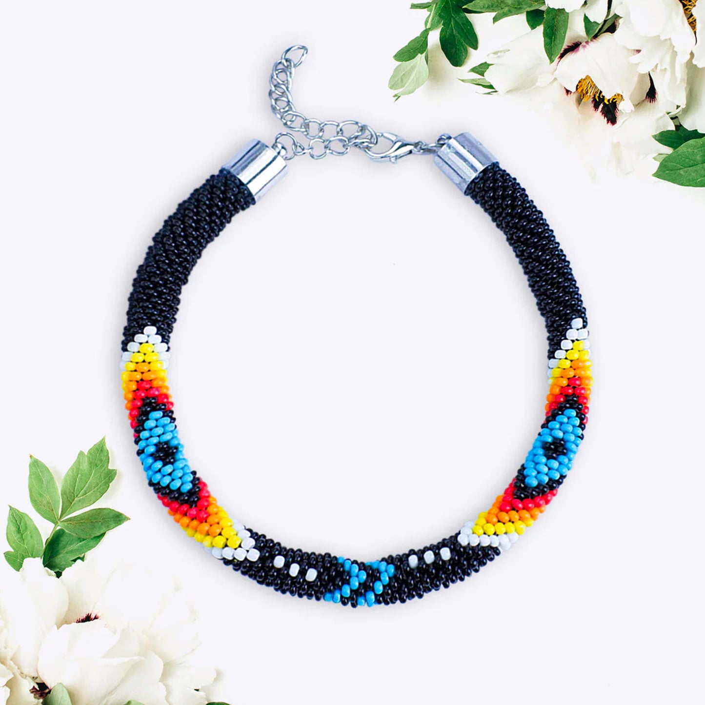 SALE 50% OFF - Women's Handmade Black Dusk Beaded Bracelet