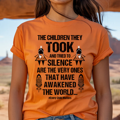 Every Child Matters Awakened the World Unisex T-shirt/Hoodie/Sweatshirt