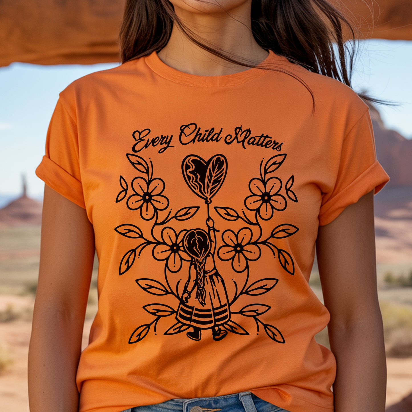 Every Child Matters Indigenous Floral Shirt, Native American Awareness Unisex T-shirt/Hoodie/Sweatshirt