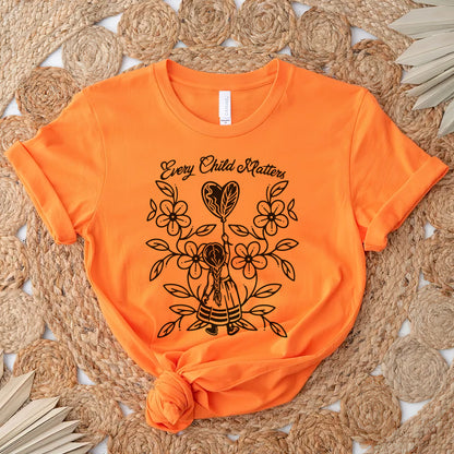 Every Child Matters Indigenous Floral Shirt, Native American Awareness Unisex T-shirt/Hoodie/Sweatshirt
