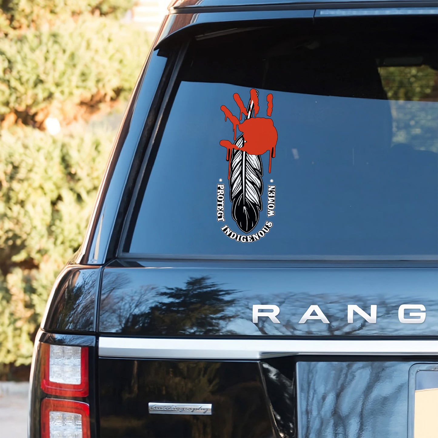 Protect Indigenous Women - Red Hand Decal