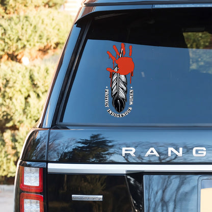 Protect Indigenous Women - Red Hand Decal