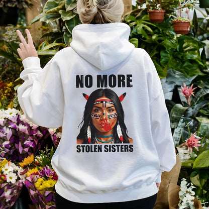 No More Stolen Sisters Indigenous Unisex - Two sides - T-Shirt/T-Shirt V-Neck/Hoodie/Sweatshirt