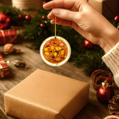 Native American Inspired Traditional Food Ornament - Flat Acrylic Holiday Decor