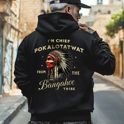 Chief Pokalotatwat - From the Bangahoe Tribe - Two sides - Unisex T-shirt/V-neck T-shirt/Hoodie/Sweatshirt