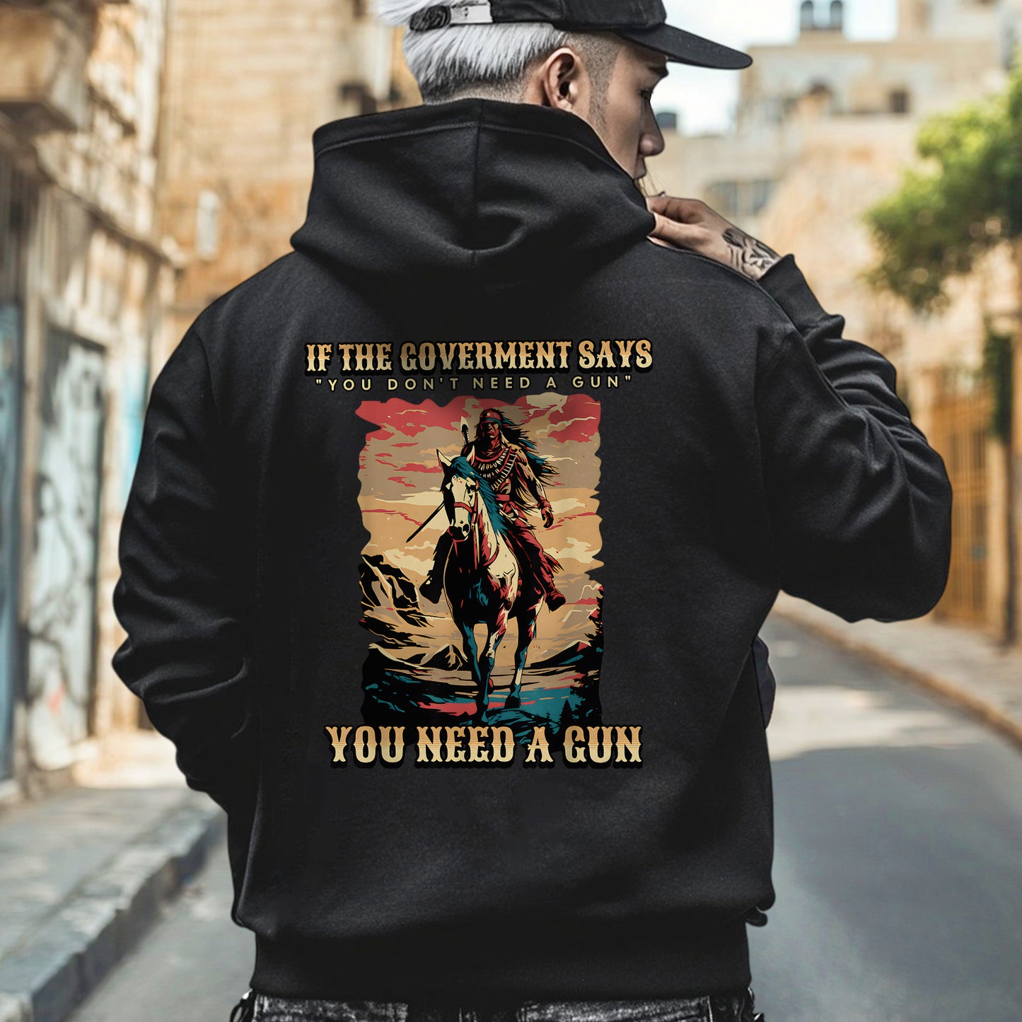 You Need A Gun Unisex - Two Sides - Unisex T-Shirt/T-Shirt V-Neck/Hoodie/Sweatshirt