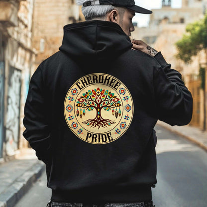 Tree of Life Native American Heritage - Custom Tribe Pride Design - Two sides - T-Shirt/V-Neck/Hoodie/Sweatshirt