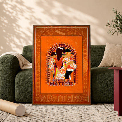 Every Child Matters - Black Mother & Children Wall Art