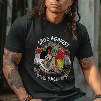 Sage Against The Machine Indigenous Power- MMIW Unisex T-Shirt/Hoodie/V-Neck/Sweatshirt