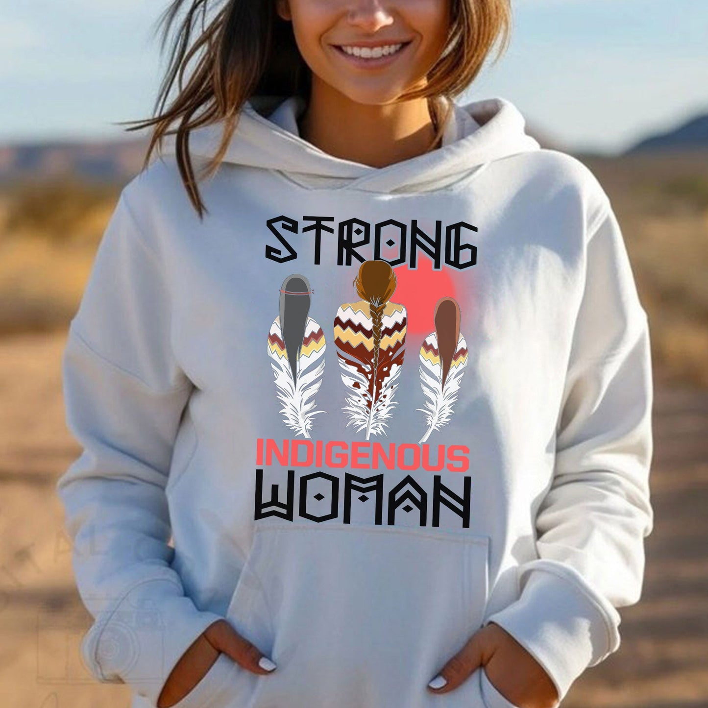 MMIW Strong Resilient Indigenous Three Woman Unisex T-shirt/T-shirt V-Neck/Hoodie/Sweatshirt