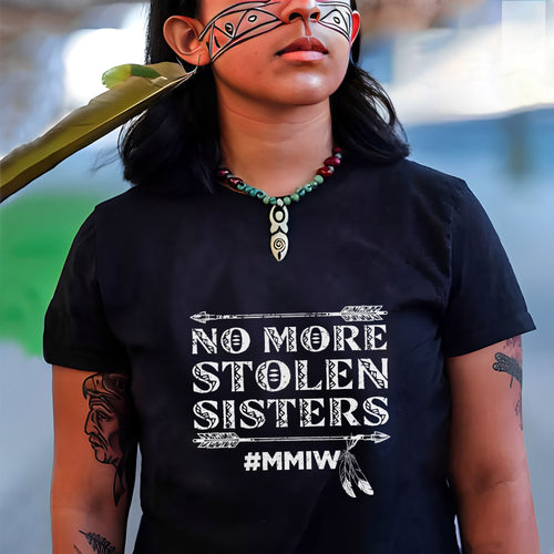 MMIW No More Stolen Sisters Unisex T-Shirt/T-Shirt V-Neck/Hoodie/Sweatshirt