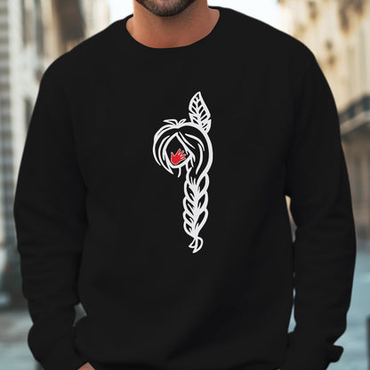 MMIW American Native Black Hair Indigenous Unisex T-shirt/V-neck T-shirt /Hoodie/Sweatshirt