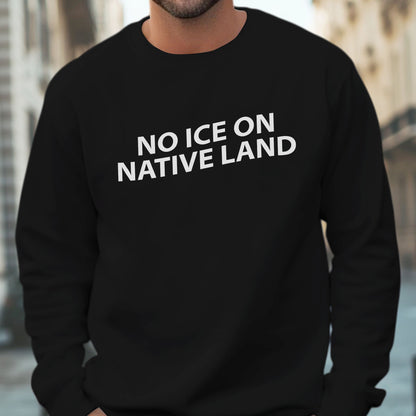 No ICE On Native Land Protect Native Sovereignty Unisex T-shirt/T-shirt V-neck/Hoodie/Sweatshirt