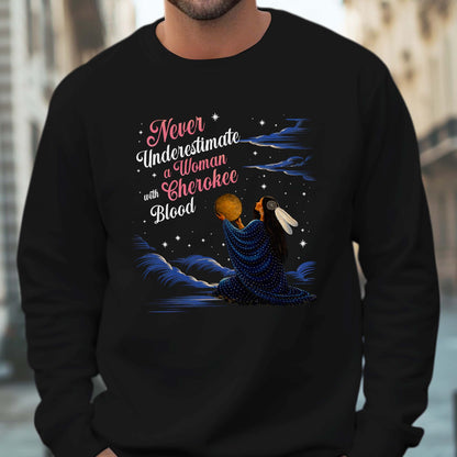 Custom Native American Tribe - Never Underestimate Indigenous Women Unisex T-Shirt/T-Shirt V-Neck/Hoodie/Sweatshirt