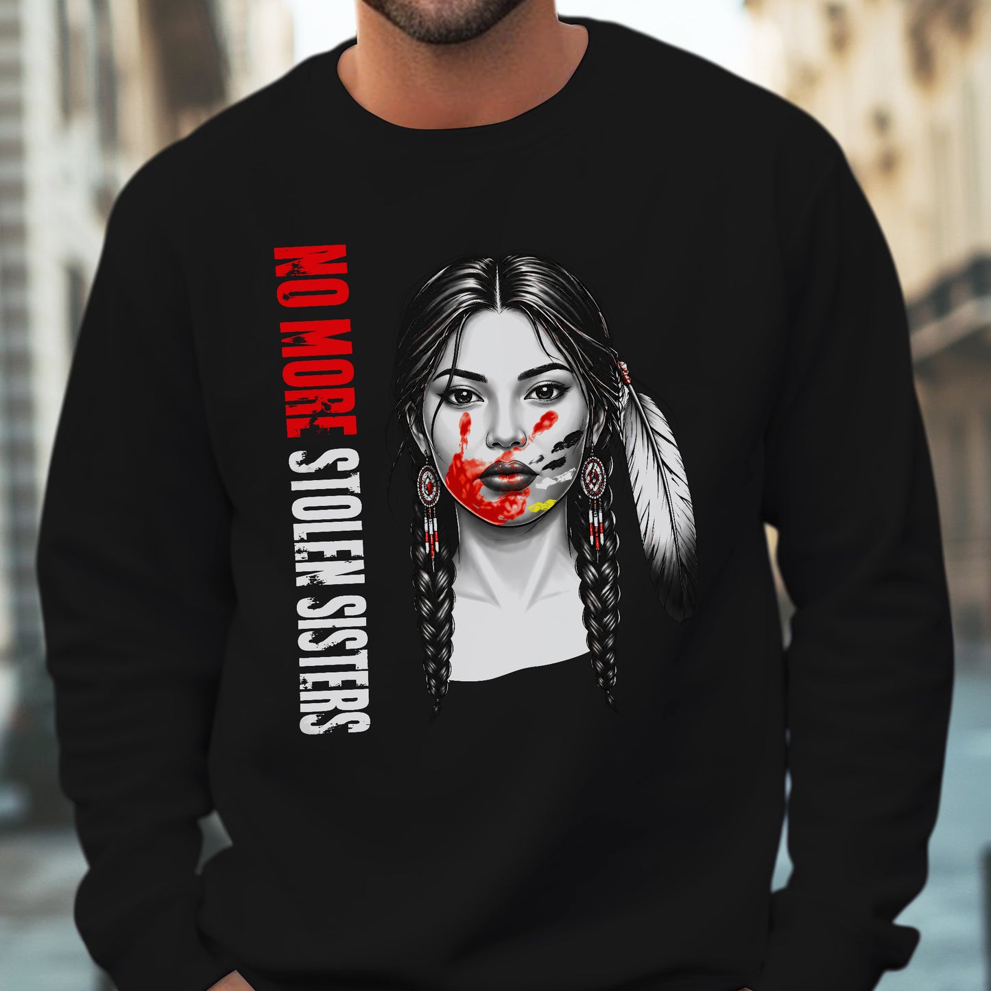 No More Stolen Sisters Red Hand Unisex T-shirt/V-neck T-shirt /Hoodie/Sweatshirt