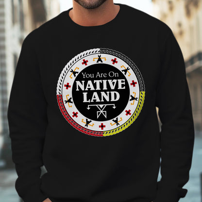 You Are On Native Land – Medicine Wheel Unisex T-shirt/T-shirt V-neck/Hoodie/Sweatshirt