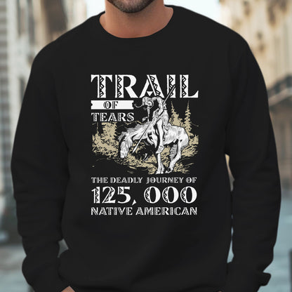 Trail of Tears Memorial - 125,000 Native Americans Lost Art Unisex T-Shirt/Hoodie/Sweatshirt
