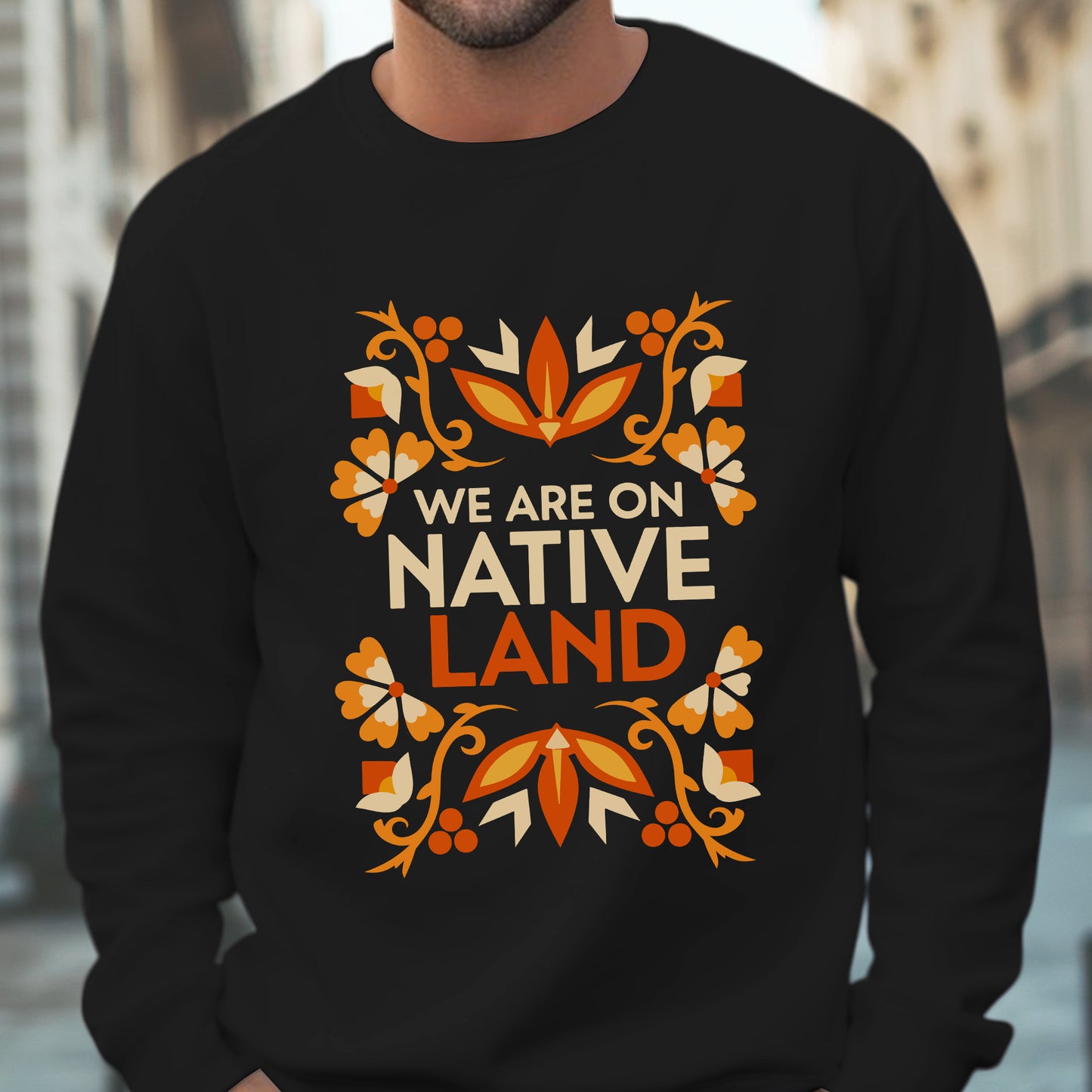 We Are on Native Land - Indigenous Pride Unisex T-shirt/T-shirt V-neck/Hoodie/Sweatshirt