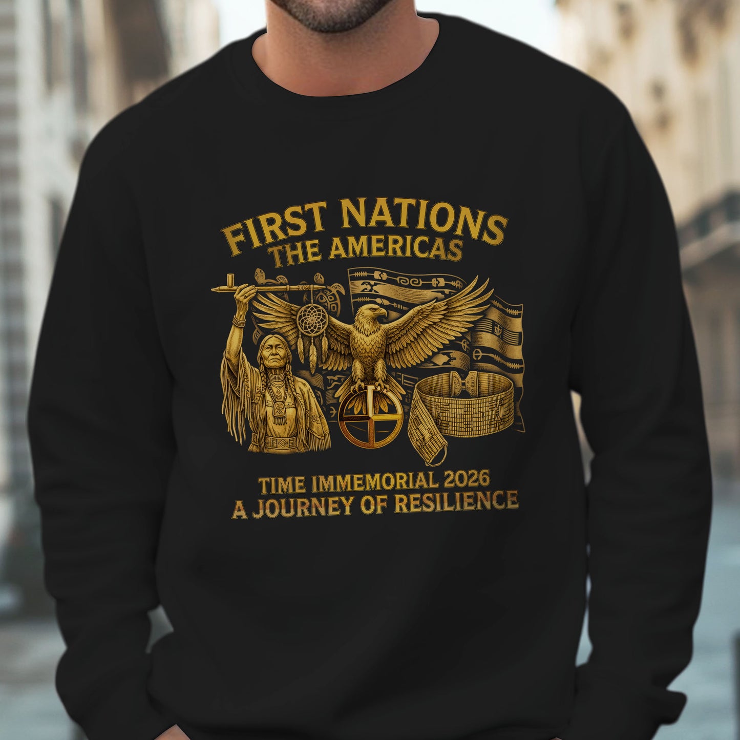First Nations The Americas - Indigenous Resilience - Unisex T-shirt/V-neck T-shirt/Hoodie/Sweatshirt