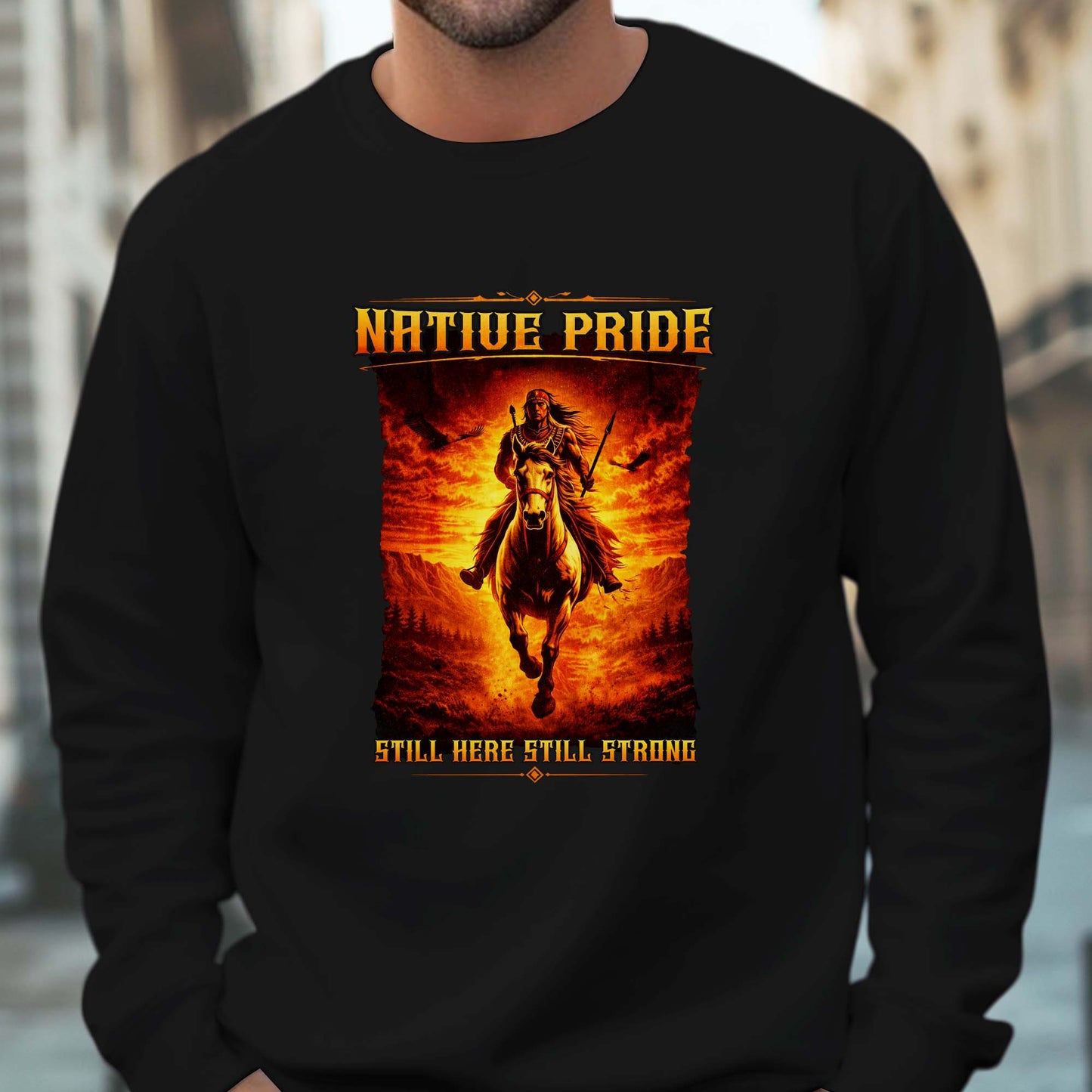 Native Pride - Still Here Still Strong Indigenous Heritage Unisex T-Shirt/T-Shirt V-Neck/Hoodie/Sweatshirt