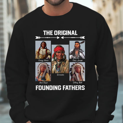 Native American Founding Fathers Tribute Honoring Unisex T-Shirt/T-Shirt V-Neck/Hoodie/Sweatshirt