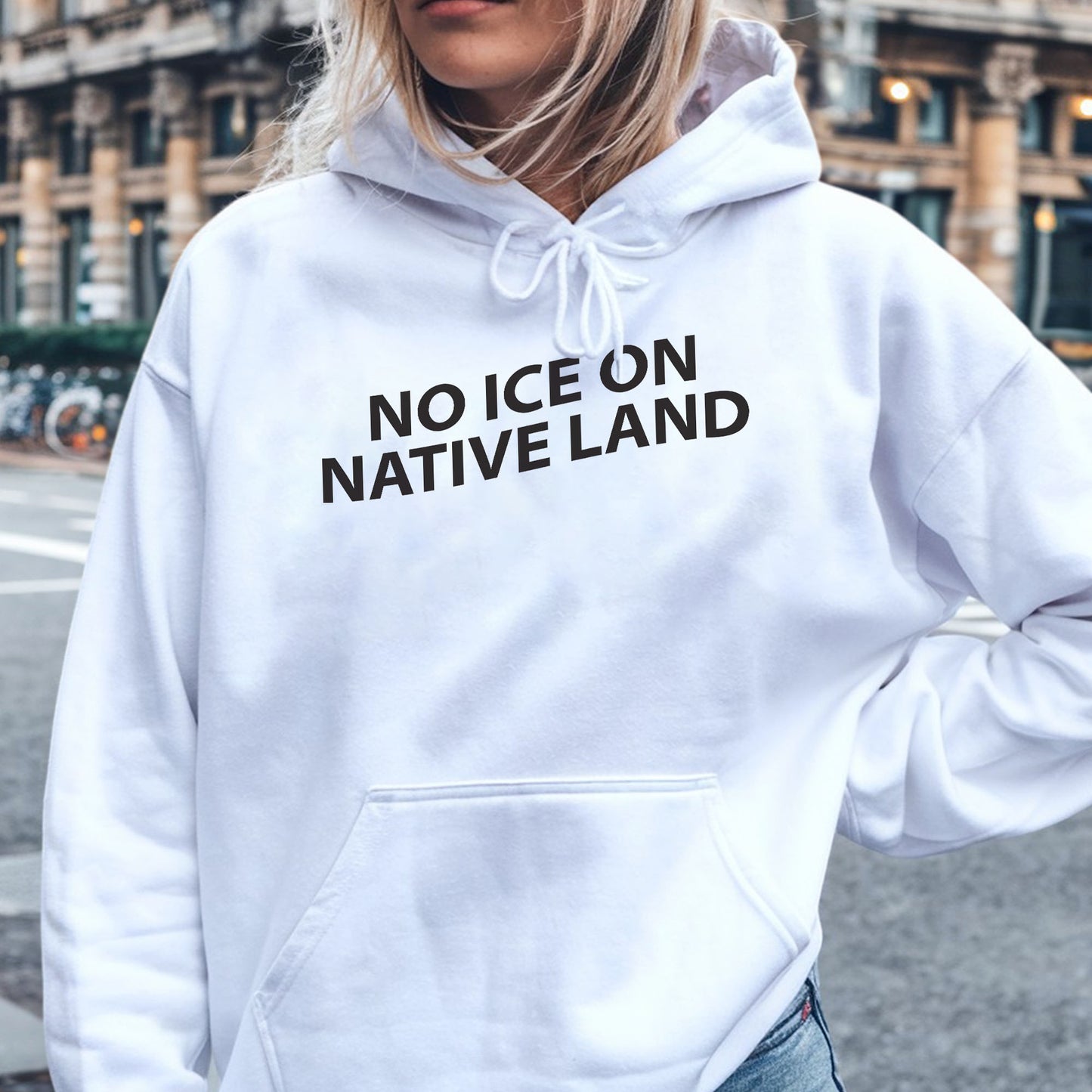 No ICE On Native Land Protect Native Sovereignty Unisex T-shirt/T-shirt V-neck/Hoodie/Sweatshirt