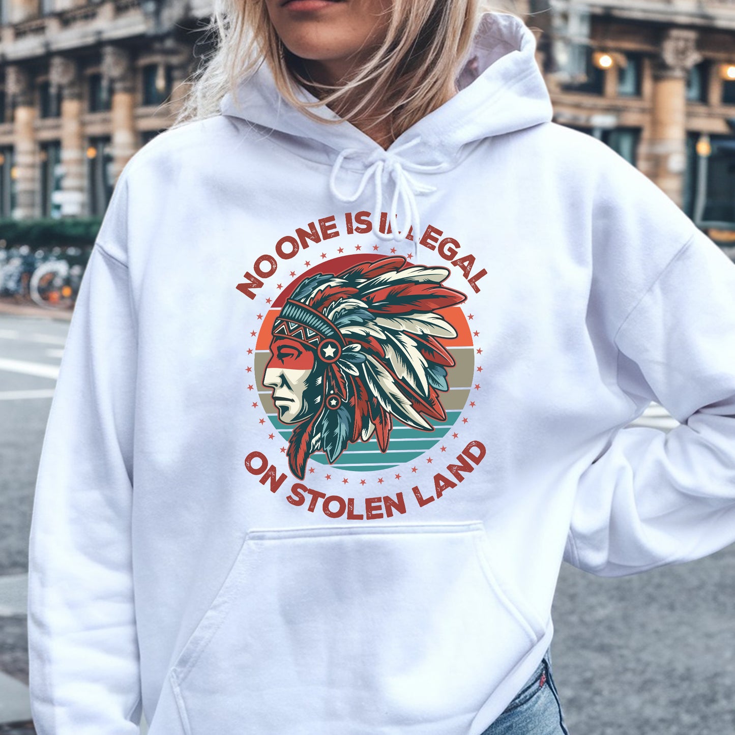 No More Stolen Sisters - MMIW Unisex T-Shirt/Hoodie/V-Neck/Sweatshirt - Raise Awareness for Missing Indigenous Women
