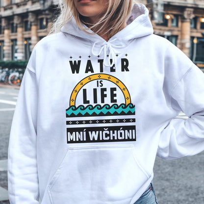 Water is Life Mini Wíčhóni - Unisex T-shirt/V-neck T-shirt/Hoodie/Sweatshirt