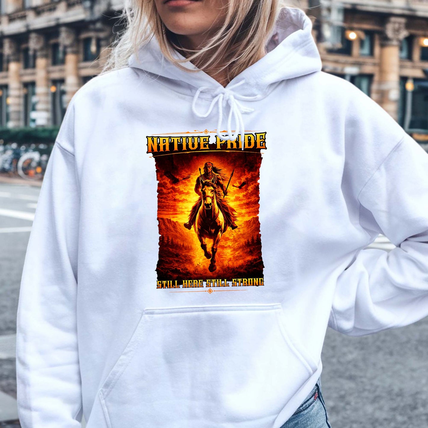 Native Pride - Still Here Still Strong Indigenous Heritage Unisex T-shirt/T-shirt V-neck/Hoodie/Sweatshirt