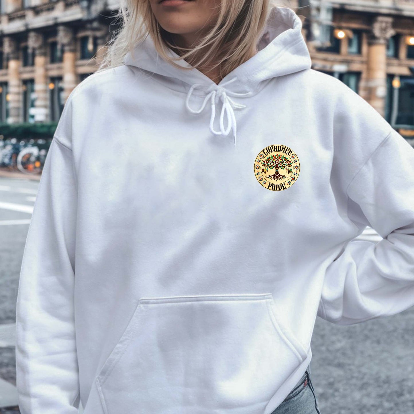 Tree of Life Native American Heritage - Custom Tribe Pride Design - Two sides - T-Shirt/V-Neck/Hoodie/Sweatshirt