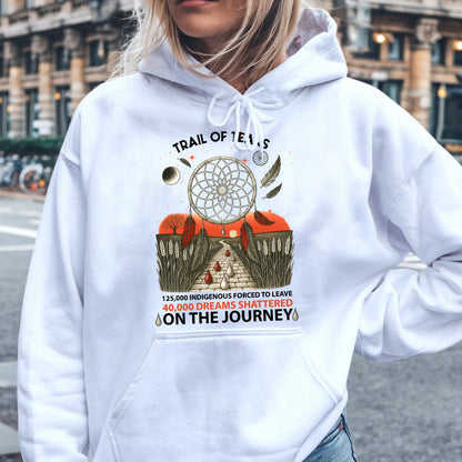 Trail Of Tears - 125000 Indigenous Forced To Leave 40000 Dreams Shattere Unisex T-Shirt/Hoodie/Sweatshirt