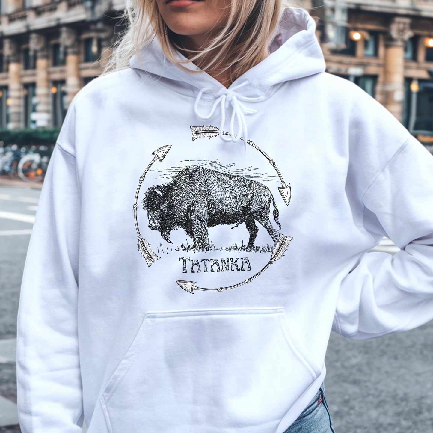 Tatanka Native American Bison Unisex T-shirt/V-neck T-shirt /Hoodie/Sweatshirt