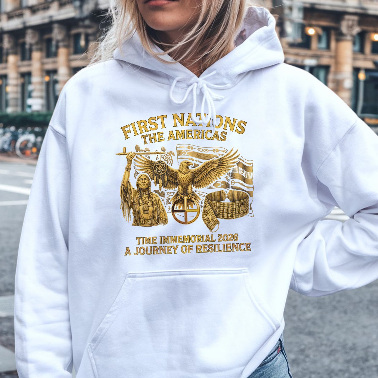 First Nations The Americas - Indigenous Resilience - Unisex T-shirt/V-neck T-shirt/Hoodie/Sweatshirt