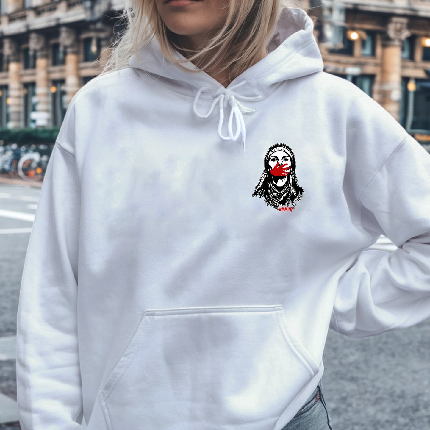 MMIW No More Stolen Sisters - Two Sides - MMIW Unisex T-shirt/Hoodie/V-Neck/Sweatshirt
