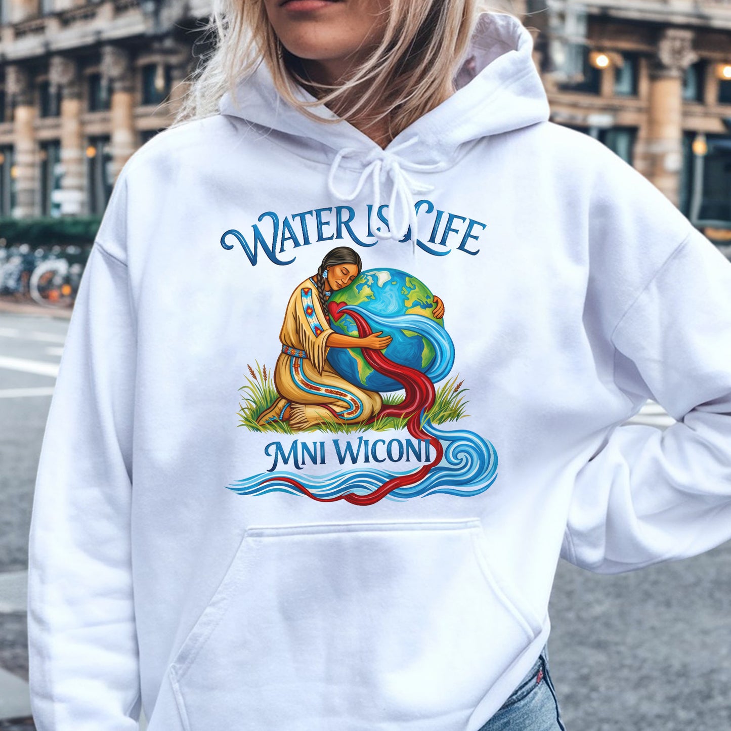 Water is Life  Mini Wiconi - Unisex T-shirt/V-neck T-shirt/Hoodie/Sweatshirt