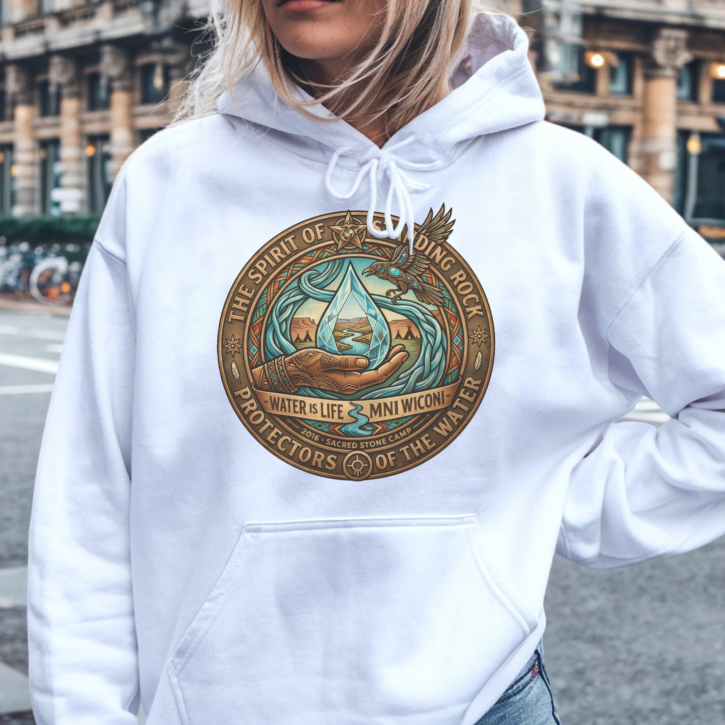 The Spirit of Standing Rock - Unisex T-shirt/V-neck T-shirt/Hoodie/Sweatshirt