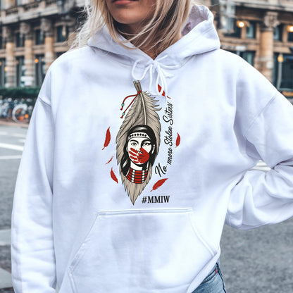 No More Stolen Sisters Red Hand - MMIW Unisex T-Shirt/Hoodie/V-Neck/Sweatshirt
