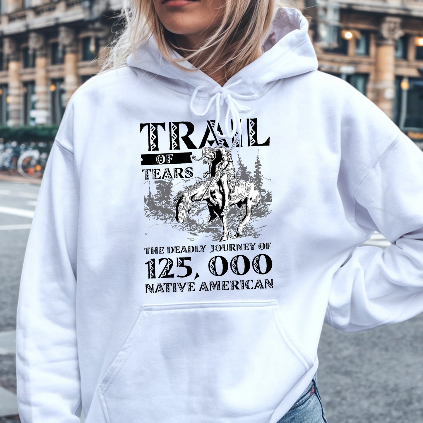 Trail of Tears Memorial - 125,000 Native Americans Lost Art Unisex T-Shirt/Hoodie/Sweatshirt