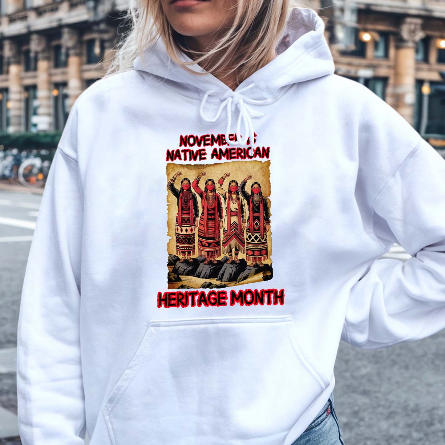 November Is Native American Heritage Month - Indigenous Pride Unisex T-Shirt/T-Shirt V-Neck/Hoodie/Sweatshirt