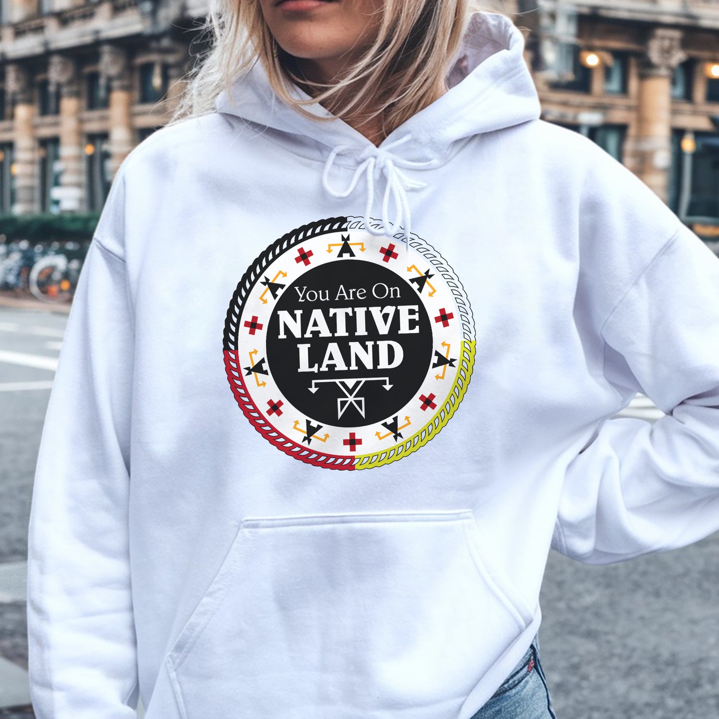 You Are On Native Land – Medicine Wheel Unisex T-shirt/T-shirt V-neck/Hoodie/Sweatshirt