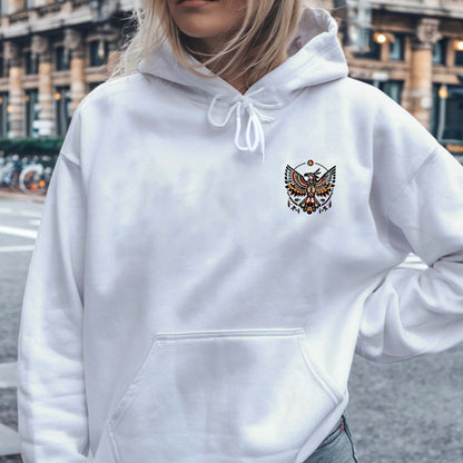 Sacred Thunderbird Spirit Geometric Design - Two sides - T-Shirt/T-Shirt V-Neck/Hoodie/Sweatshirt