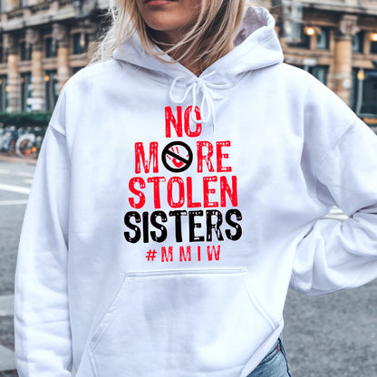 No More Stolen Sisters Red Hand - MMIW Unisex T-Shirt/Hoodie/V-Neck/Sweatshirt